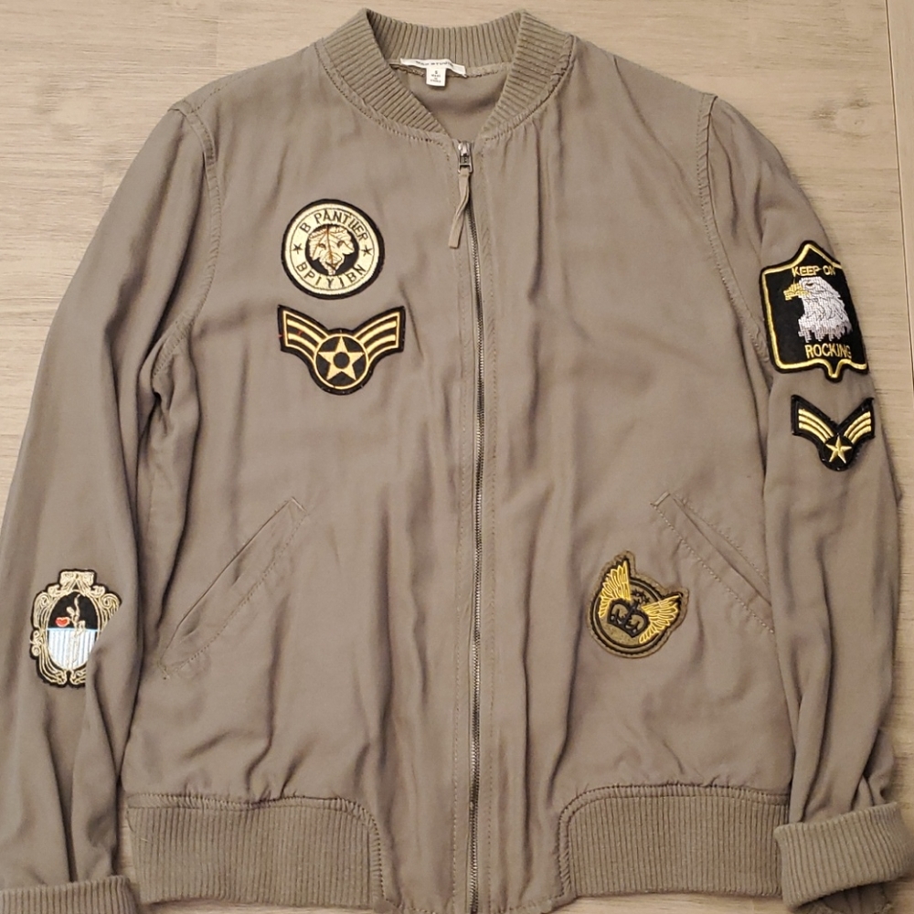 Max Studio womens bomber jacket